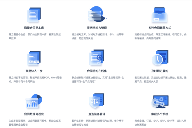 智慧合同_产品中心-数字OA_协同OA系统_知识管理_手机OA办公-蓝凌OA系统